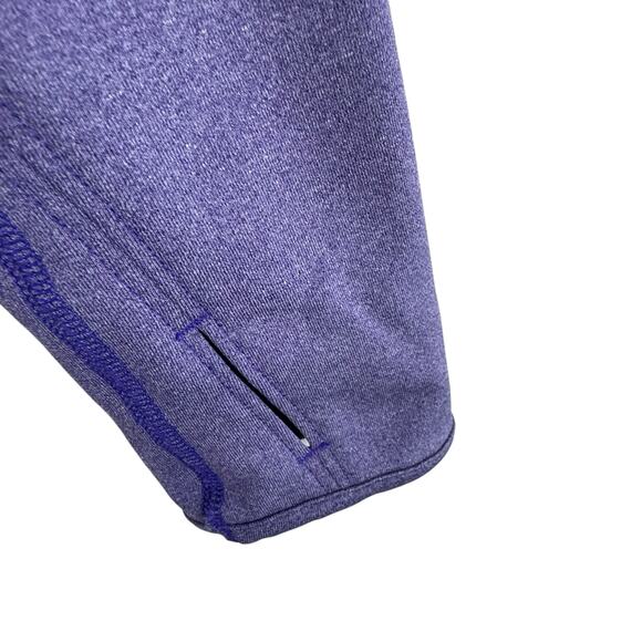 Mountain Hardwear Purple Mock Neck 1/4 Zip Athletic Pullover Zip Pocket Size S - Picture 5 of 8